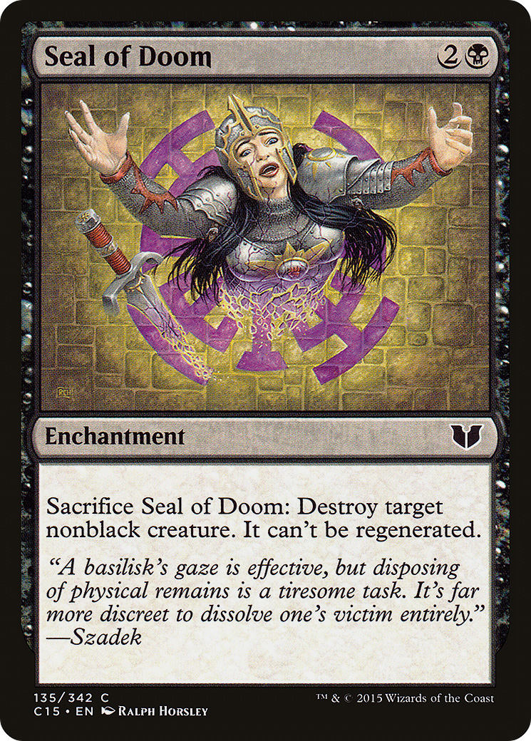 Seal of Doom (C15-135)  - Commander 2015