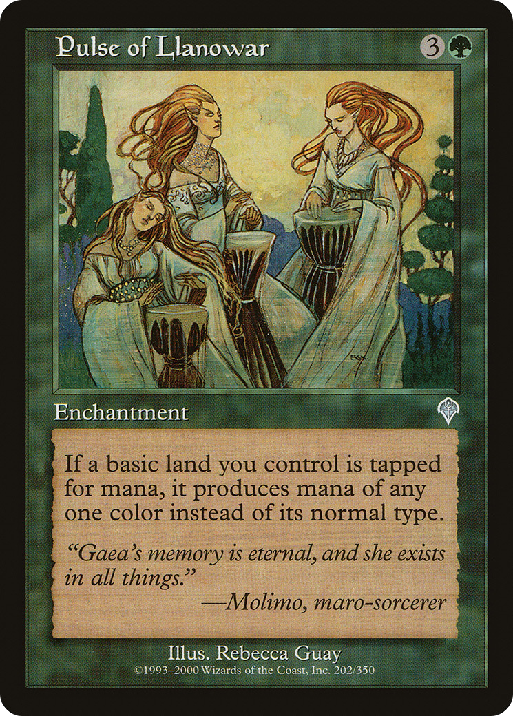 Pulse of Llanowar (INV-202)  Foil - Invasion