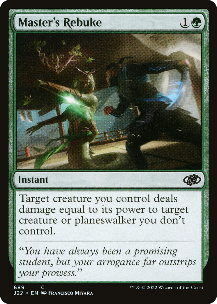 Master's Rebuke (J22-689)  - Jumpstart 2022