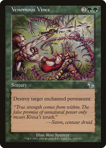 Venomous Vines (JUD-136)  Foil - Judgment