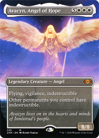 Avacyn, Angel of Hope (2XM-335)  - Double Masters (Borderless)