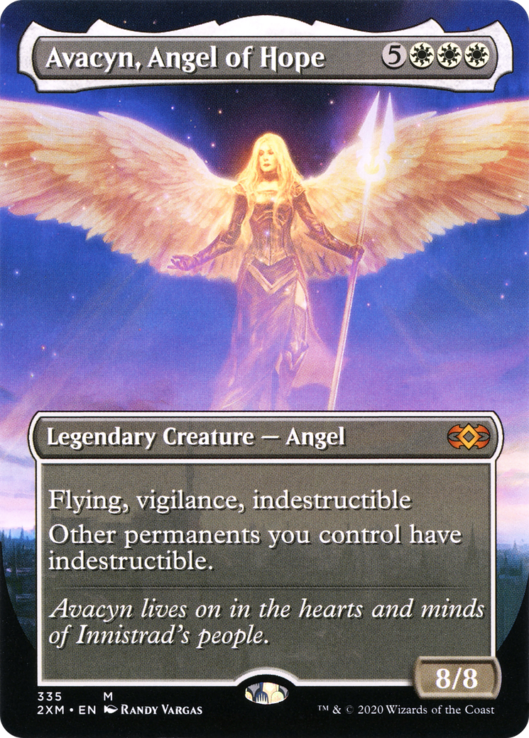 Avacyn, Angel of Hope (Borderless) (2XM-335)  Foil - Double Masters