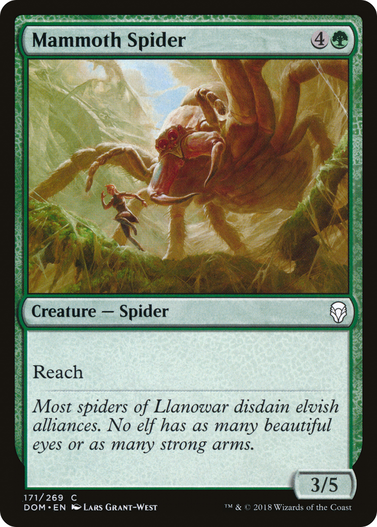 Mammoth Spider (DOM-171)  Foil - Dominaria