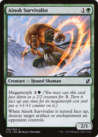 Ainok Survivalist (C19-156)  - Commander 2019
