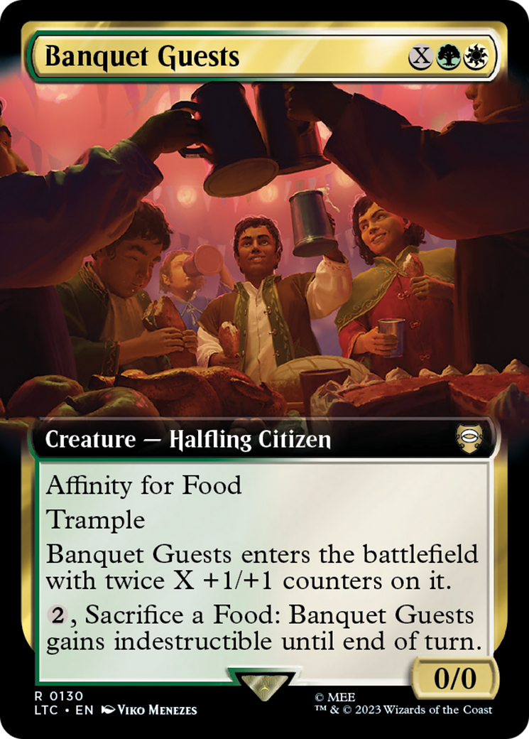 Banquet Guests (Extended Art) (LTC-130)  - Tales of Middle-earth Commander: (Extended Art)