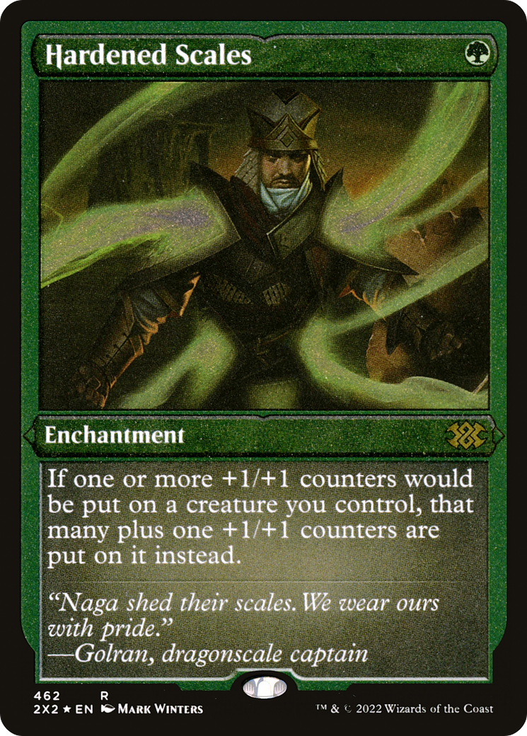 Hardened Scales (Foil Etched) (2X2-462)  Foil - Double Masters 2022