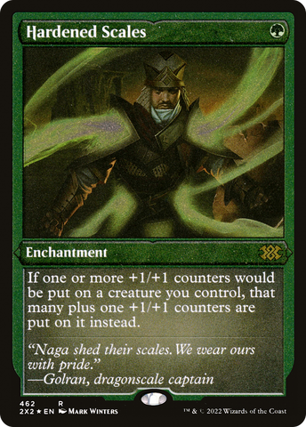 Hardened Scales (Foil Etched) (2X2-462)  Foil - Double Masters 2022