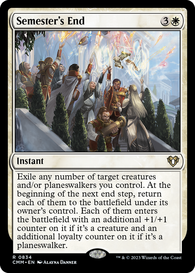 Semester's End (CMM-834)  - Commander Masters