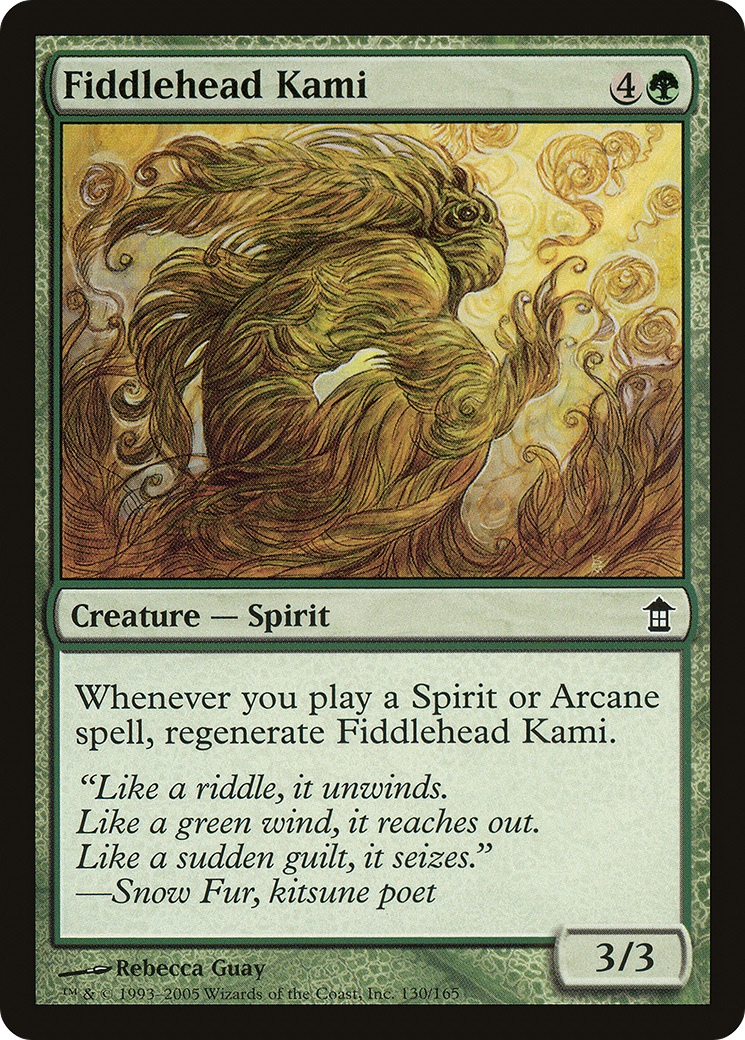 Fiddlehead Kami (SOK-130)  - Saviors of Kamigawa