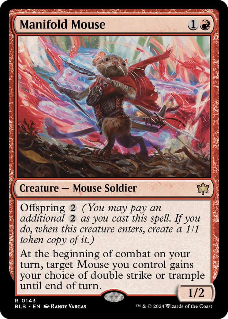 Manifold Mouse (BLB-143)  - Bloomburrow
