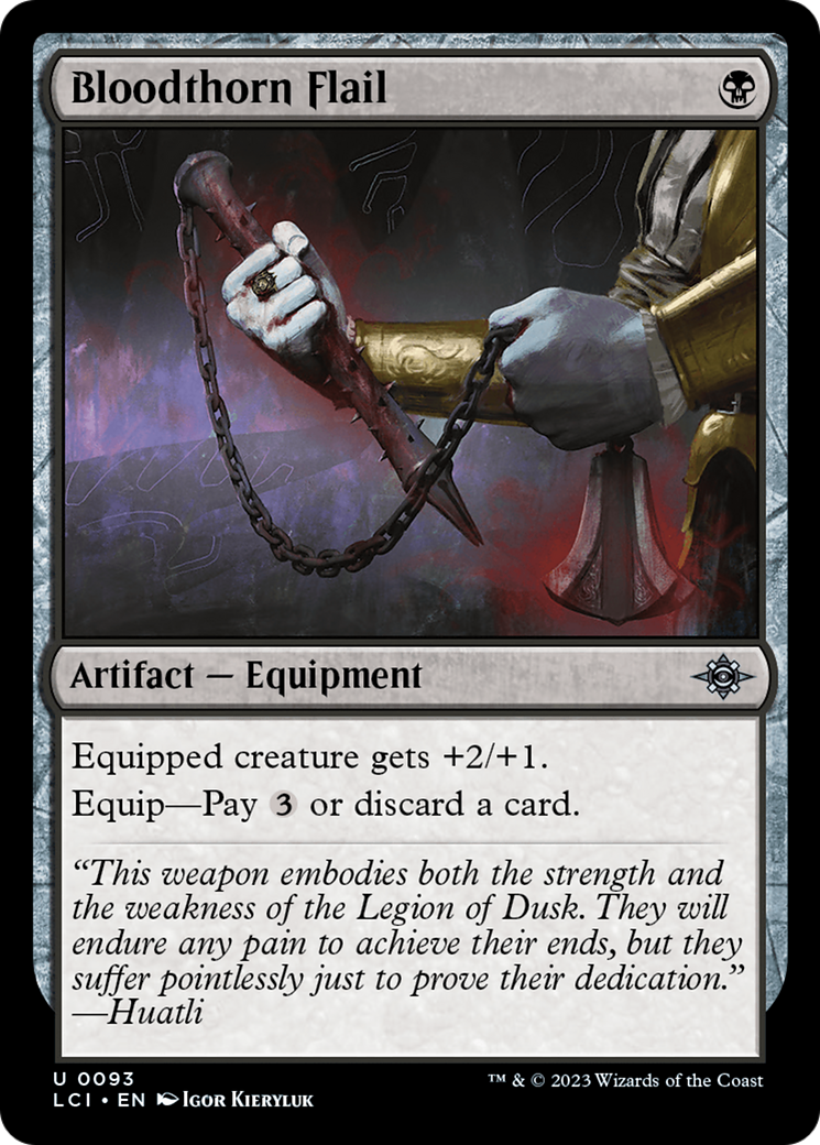 Bloodthorn Flail (LCI-093)  - The Lost Caverns of Ixalan