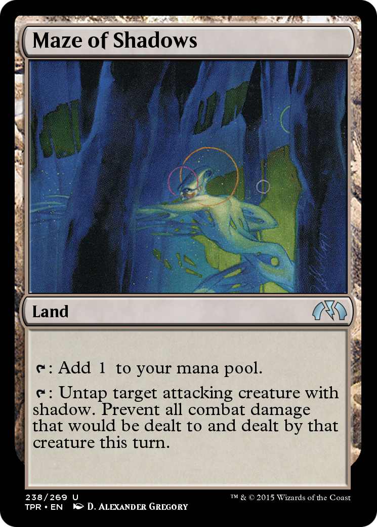 Maze of Shadows (TPR-238)  Foil - Tempest Remastered