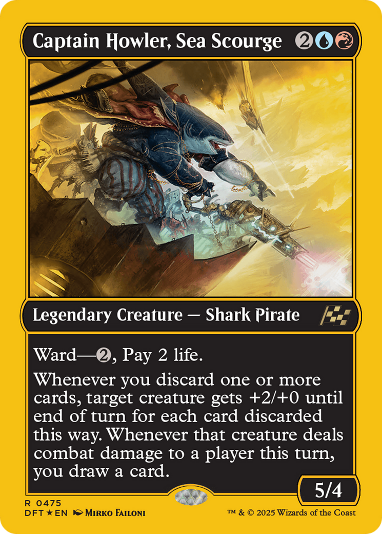 Captain Howler, Sea Scourge (DFT-475) - Aetherdrift Foil