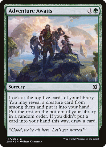 Adventure Awaits (ZNR-177)  Foil - Zendikar Rising