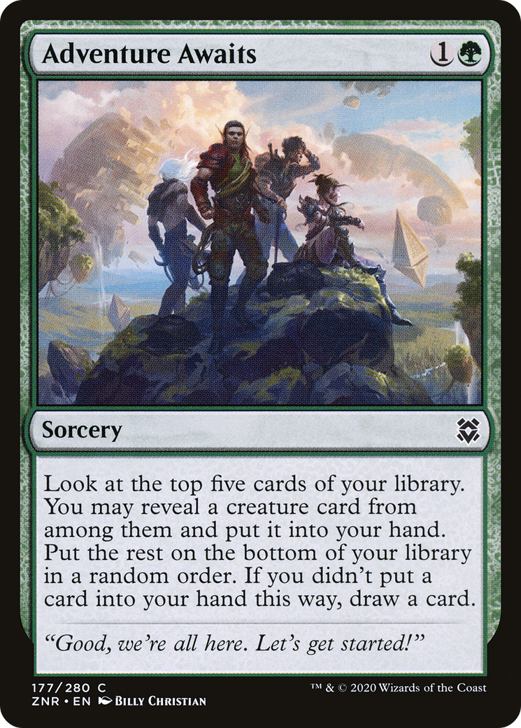 Adventure Awaits (ZNR-177)  - Zendikar Rising