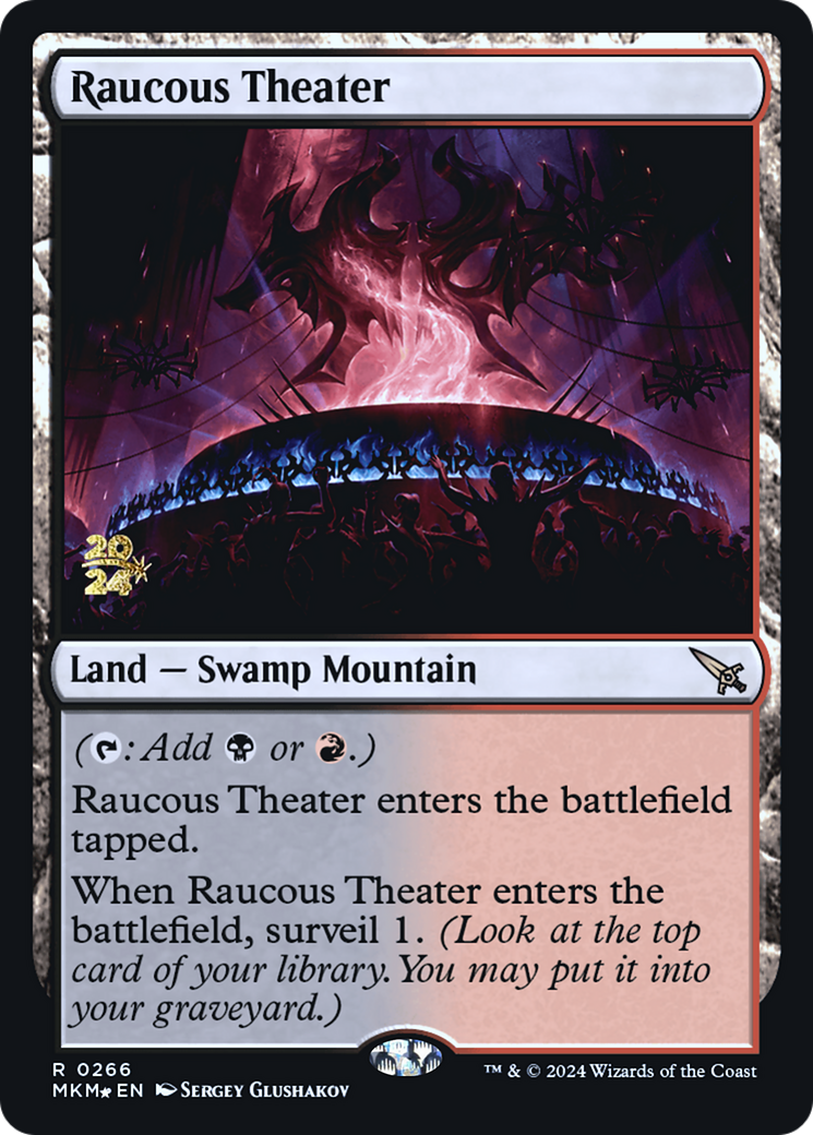 Raucous Theater (PRE-266)  Foil - Murders at Karlov Manor Promos