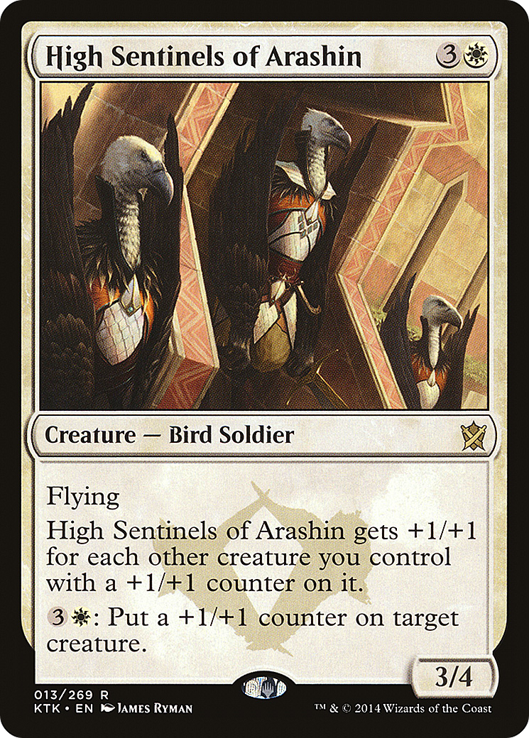 High Sentinels of Arashin (KTK-013)  Foil - Khans of Tarkir