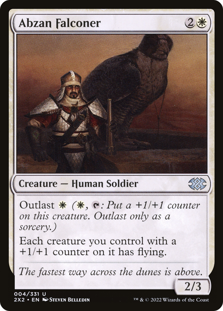 Abzan Falconer (2X2-004)  - Double Masters 2022