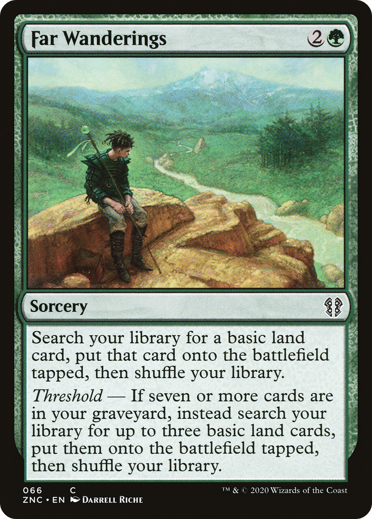 Far Wanderings (ZNC-066)  - Zendikar Rising Commander
