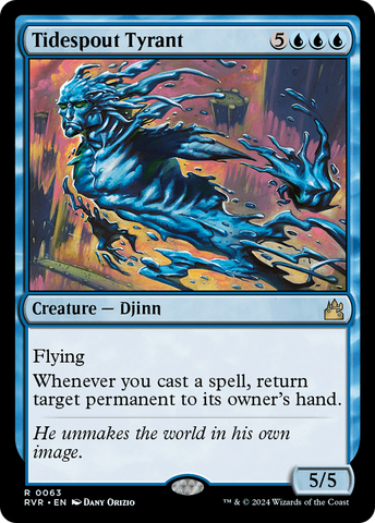 Tidespout Tyrant (RVR-063)  Foil - Ravnica Remastered