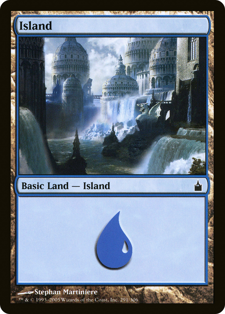 Island (291) (RAV-291) - Ravnica: City of Guilds Foil