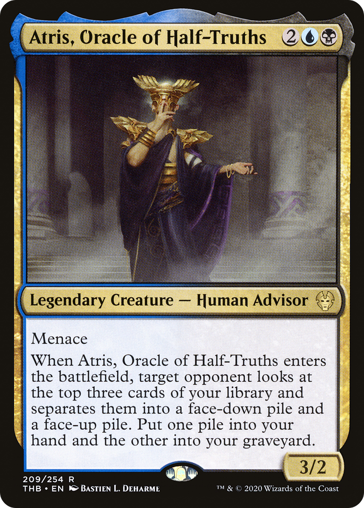 Atris, Oracle of Half-Truths (THB-209)  Foil - Theros Beyond Death