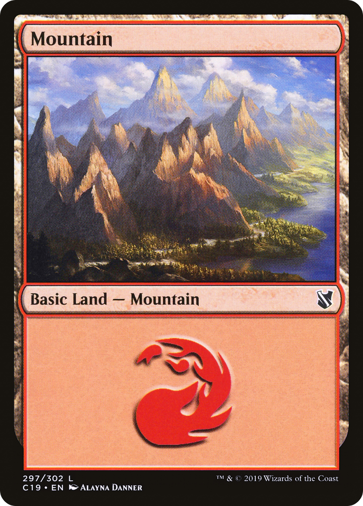 Mountain (297) (C19-297)  - Commander 2019