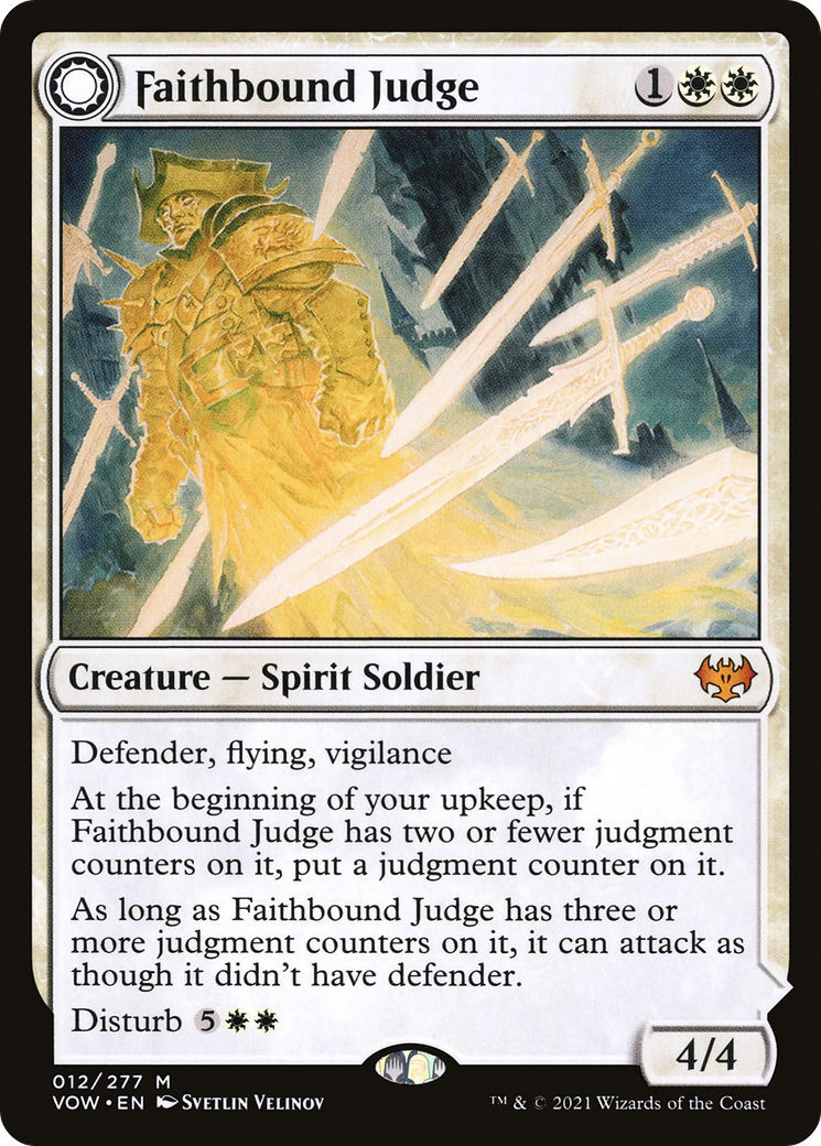 Faithbound Judge (VOW-012)  - Innistrad: Crimson Vow: (Double Faced Transform)