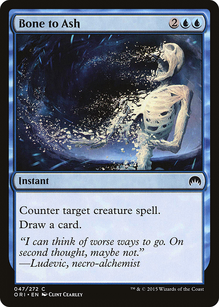 Bone to Ash (ORI-047)  - Magic Origins