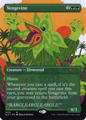 Vengevine (SLD-1078)  - Secret Lair Drop (Borderless)