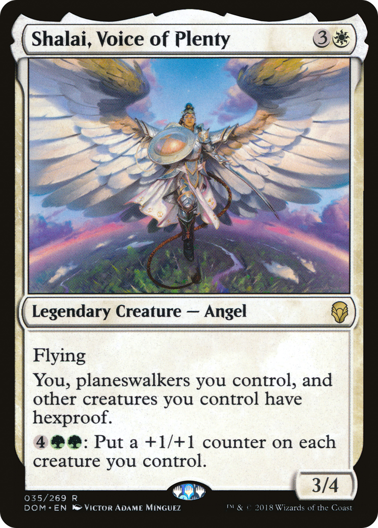 Shalai, Voice of Plenty (DOM-035)  - Dominaria