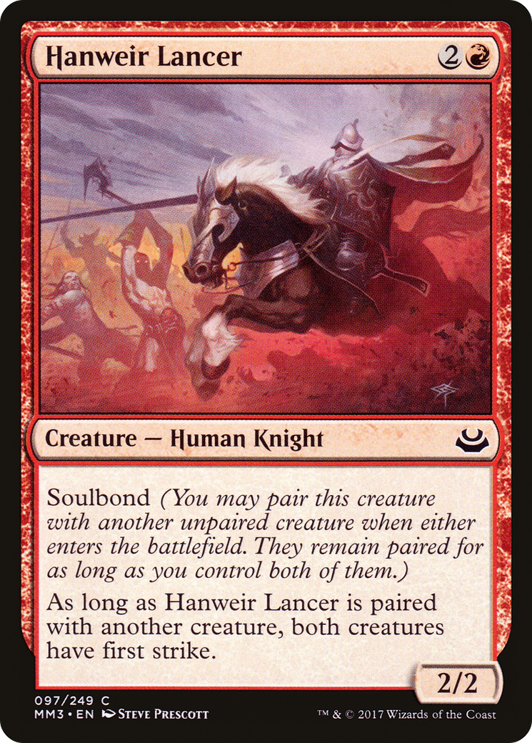 Hanweir Lancer (MM3-097)  - Modern Masters 2017