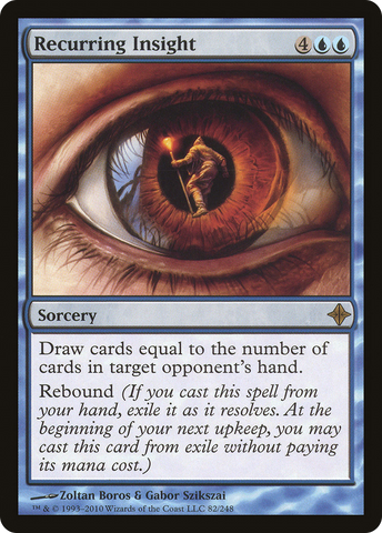 Recurring Insight (ROE-082)  Foil - Rise of the Eldrazi