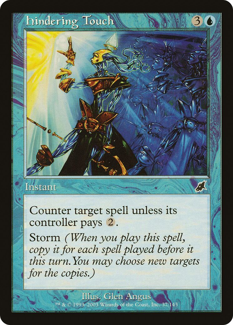 Hindering Touch (SCG-037)  Foil - Scourge