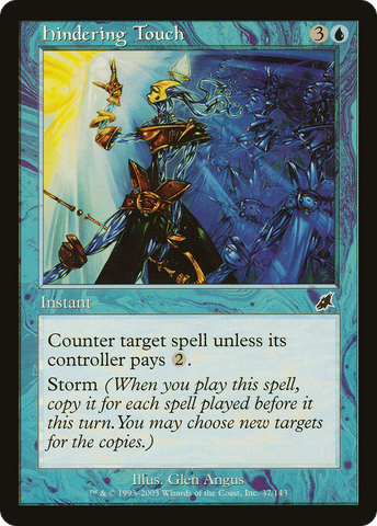 Hindering Touch (SCG-037)  Foil - Scourge