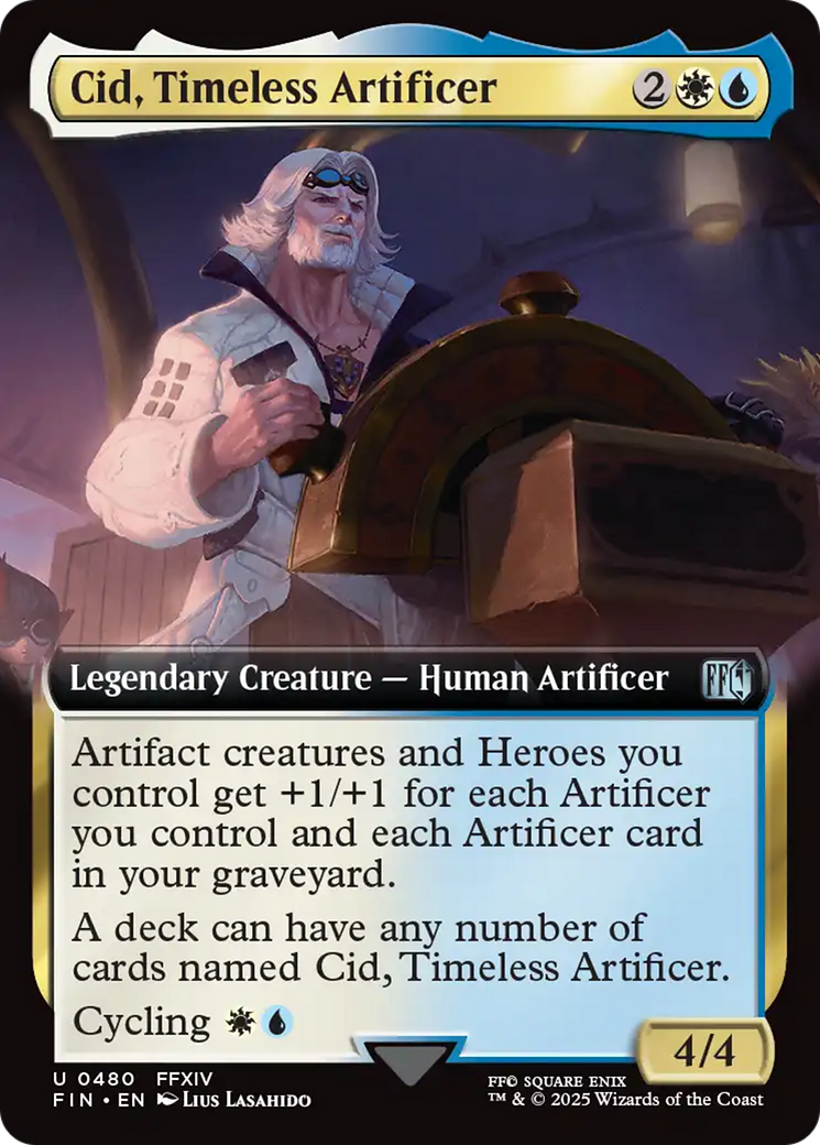 Cid, Timeless Artificer (Extended Art) (FIN-480)  - FINAL FANTASY: (Extended Art)