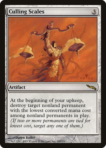 Culling Scales (MRD-160)  Foil - Mirrodin