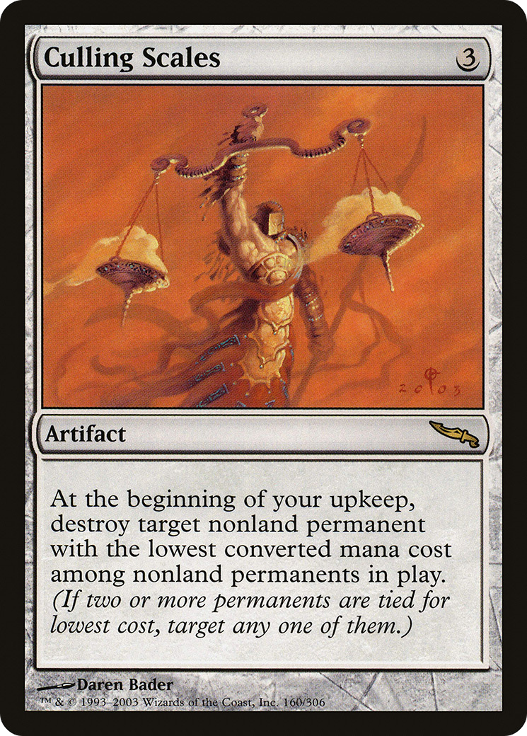 Culling Scales (MRD-160)  - Mirrodin