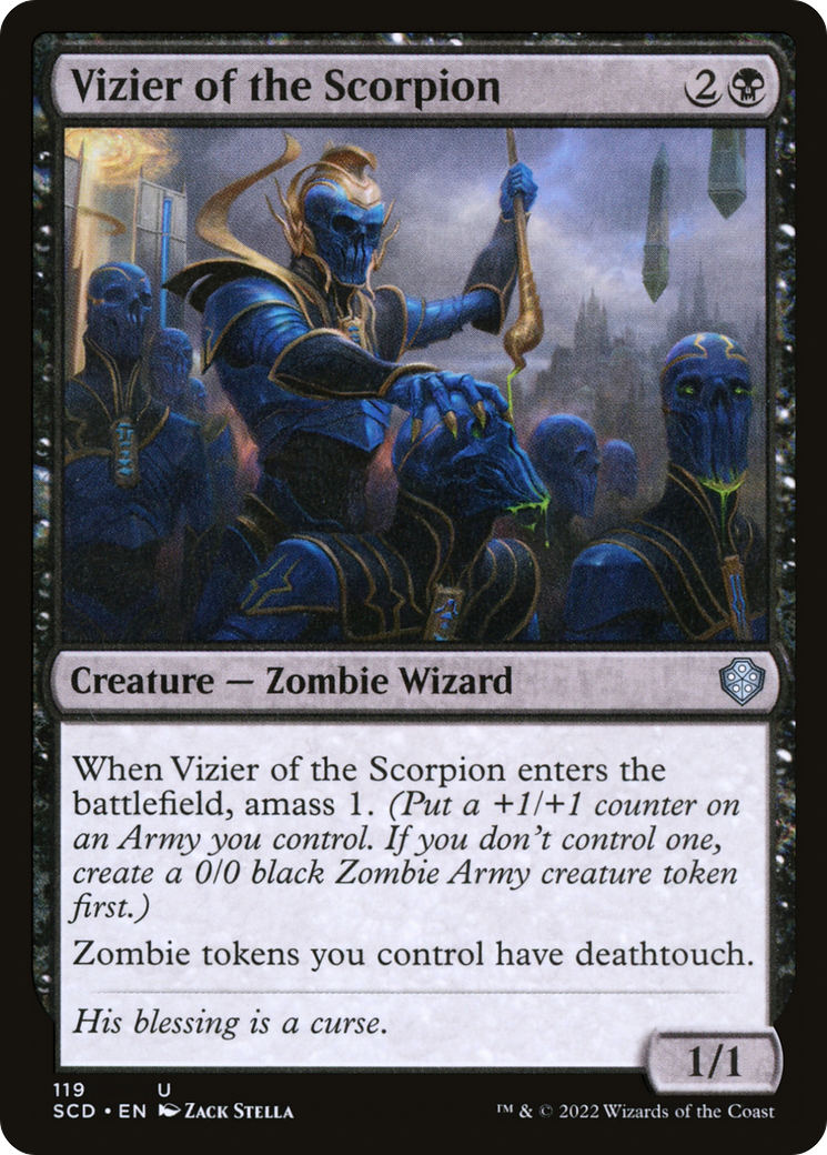 Vizier of the Scorpion (SCD-119)  - Starter Commander Decks