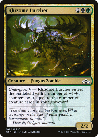 Rhizome Lurcher (GRN-196)  Foil - Guilds of Ravnica