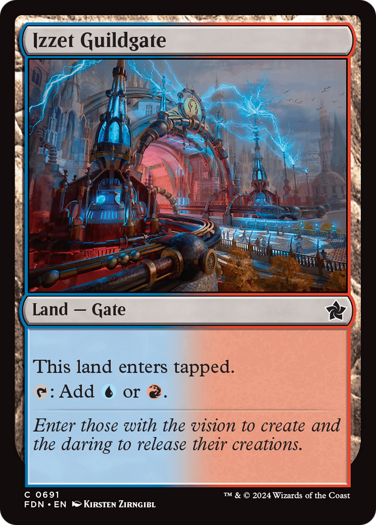 Izzet Guildgate (FDN-691)  - Foundations
