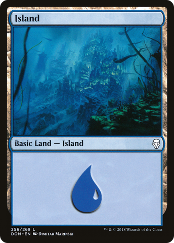 Island (256) (DOM-256) - Dominaria