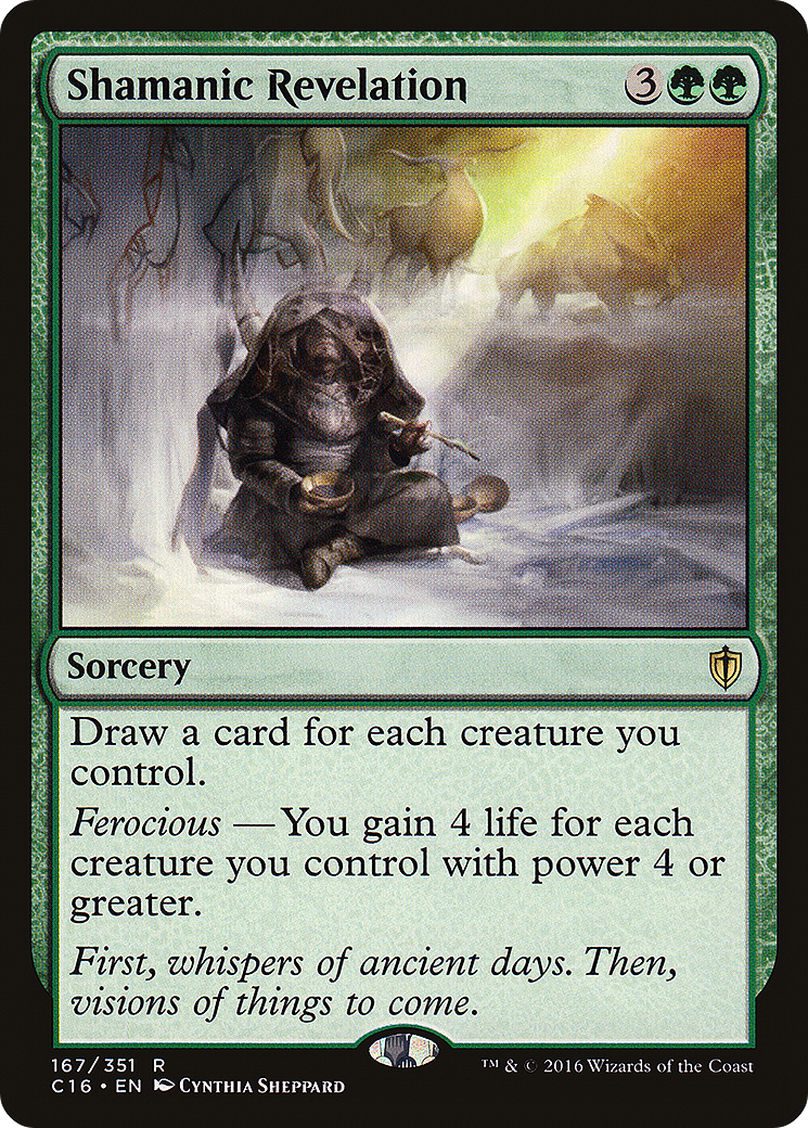 Shamanic Revelation (C16-167)  - Commander 2016