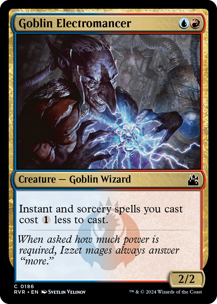 Goblin Electromancer (RVR-186)  - Ravnica Remastered
