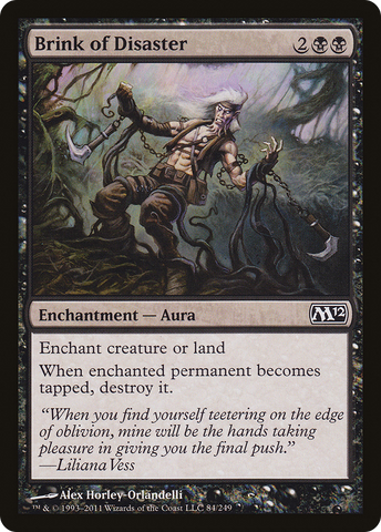 Brink of Disaster (M12-084)  Foil - Magic 2012