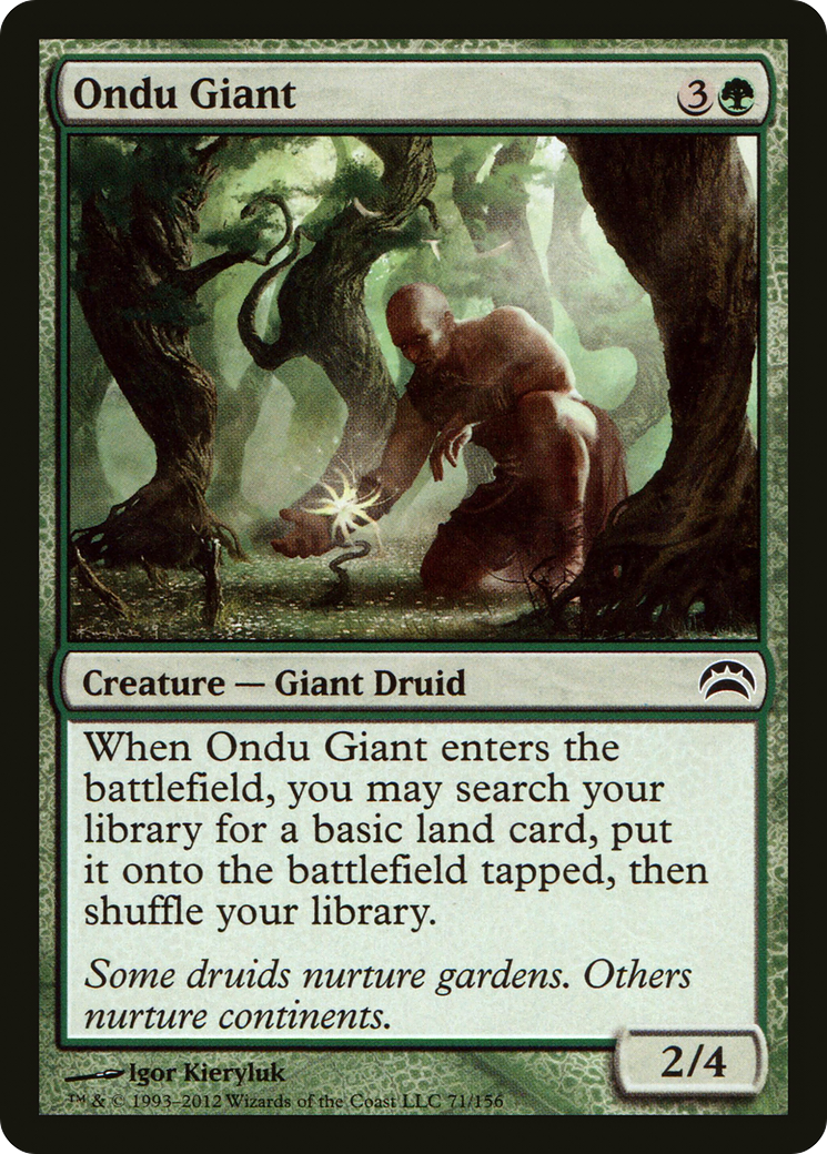 Ondu Giant (PC2-071)  - Planechase 2012