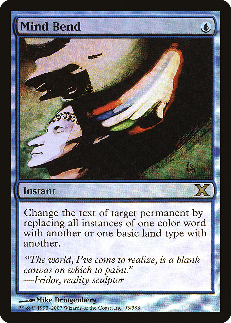 Mind Bend (10E-93★)  Foil - Tenth Edition