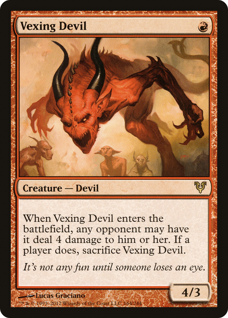 Vexing Devil (AVR-164)  - Avacyn Restored