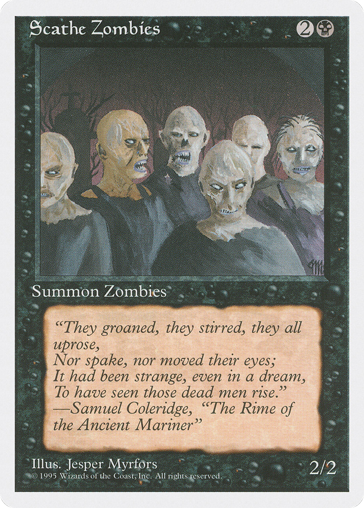 Scathe Zombies (4ED-)  - Fourth Edition