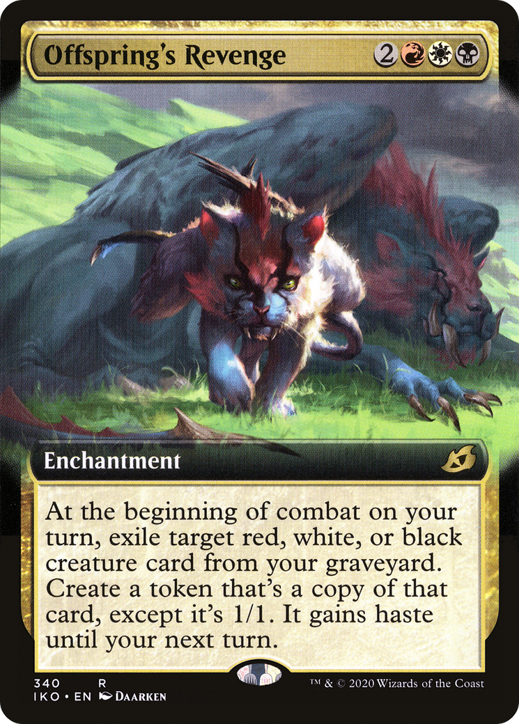 Offspring's Revenge (Extended Art) (IKO-340) - Ikoria: Lair of Behemoths: (Extended Art)